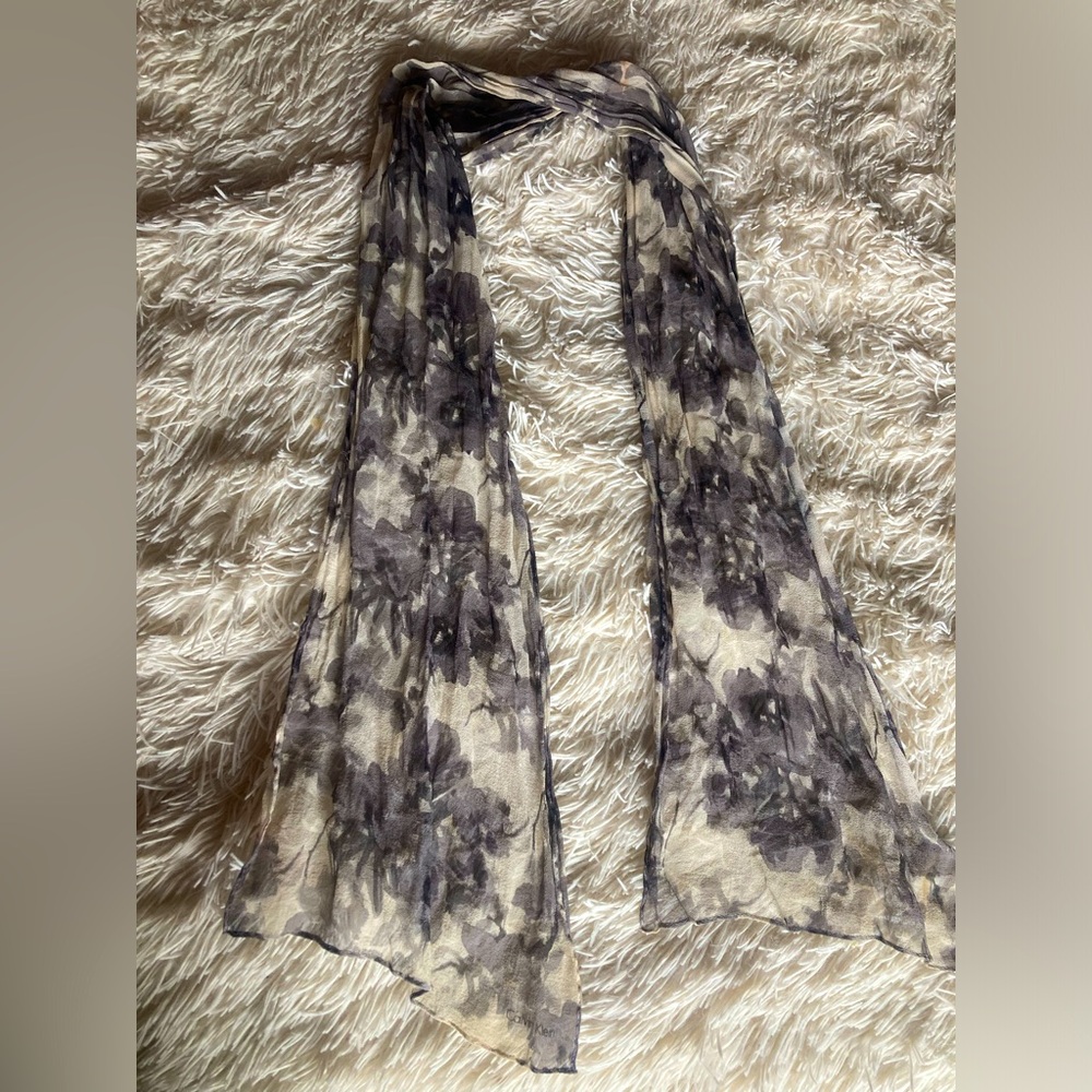 Calvin Klein sheer scarf